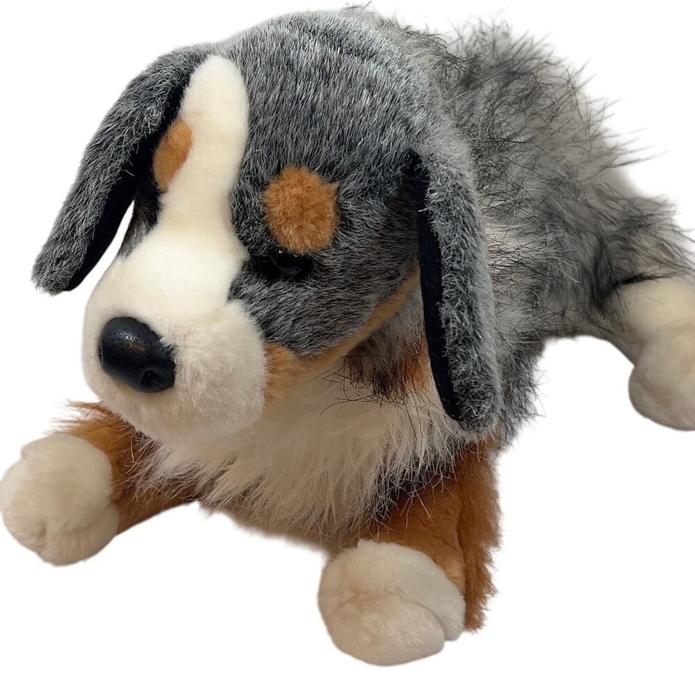 Douglas the Cuddle Toy Australian Shepherd Dog Item #2019 Realistic Plush 15"